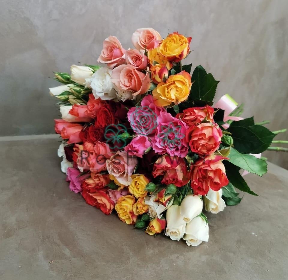 Букет цветов из: Розы в Новомышастовской