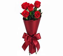 Букет 5 Красных роз Эдлесс Лав в Новомышастовской