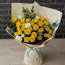 Букет цветов из:  Розы в Новомышастовской
