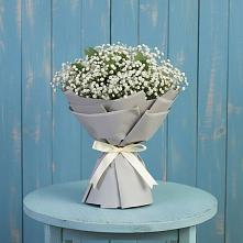 Букет цветов из:  Гипсофила в Новомышастовской