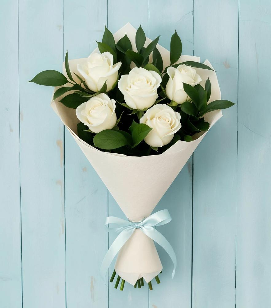 Букет цветов из: Розы в Новомышастовской