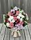 Букет цветов из: Альстромерии, Гвоздики, Розы и Хризантемы в Новомышастовской