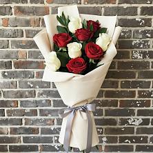Букет цветов из:  Розы в Новомышастовской