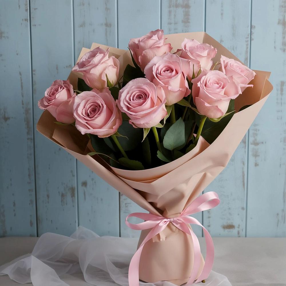 Букет цветов из: Розы в Новомышастовской