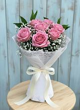 Букет цветов из:  Розы в Новомышастовской