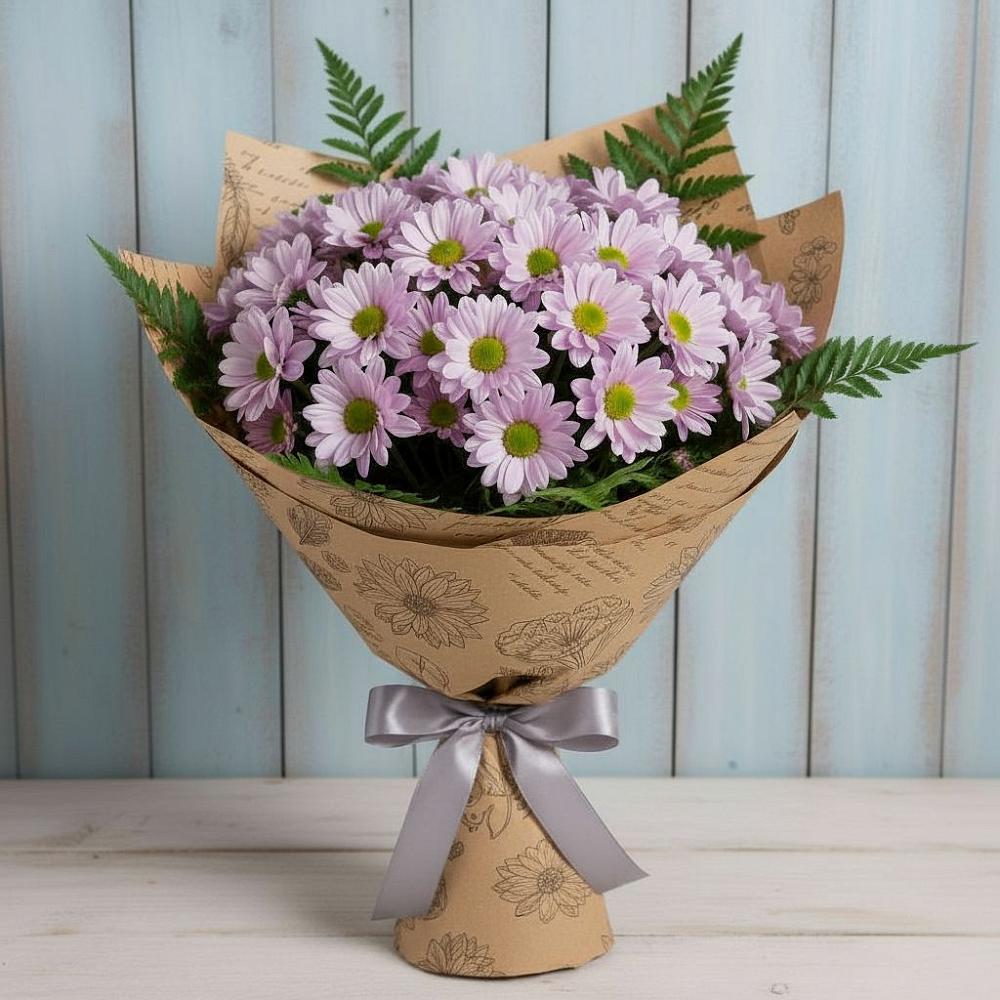 Букет цветов из: Хризантемы в Новомышастовской