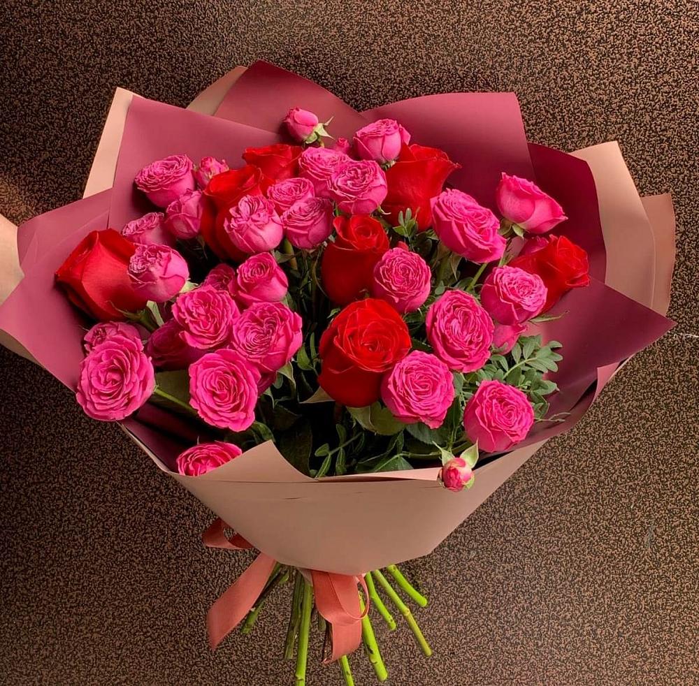 Букет В объятьях нежности в Новомышастовской