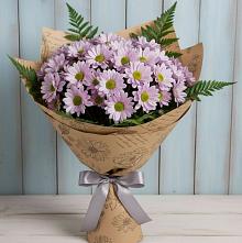Букет цветов из:  Хризантемы #REPLACE_PRED# Новомышастовской