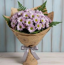 Букет цветов из:  Хризантемы в Новомышастовской