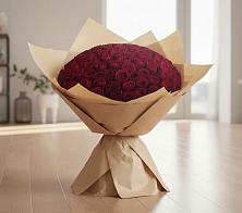 Букет 101 Красная роза #REPLACE_PRED# Новомышастовской