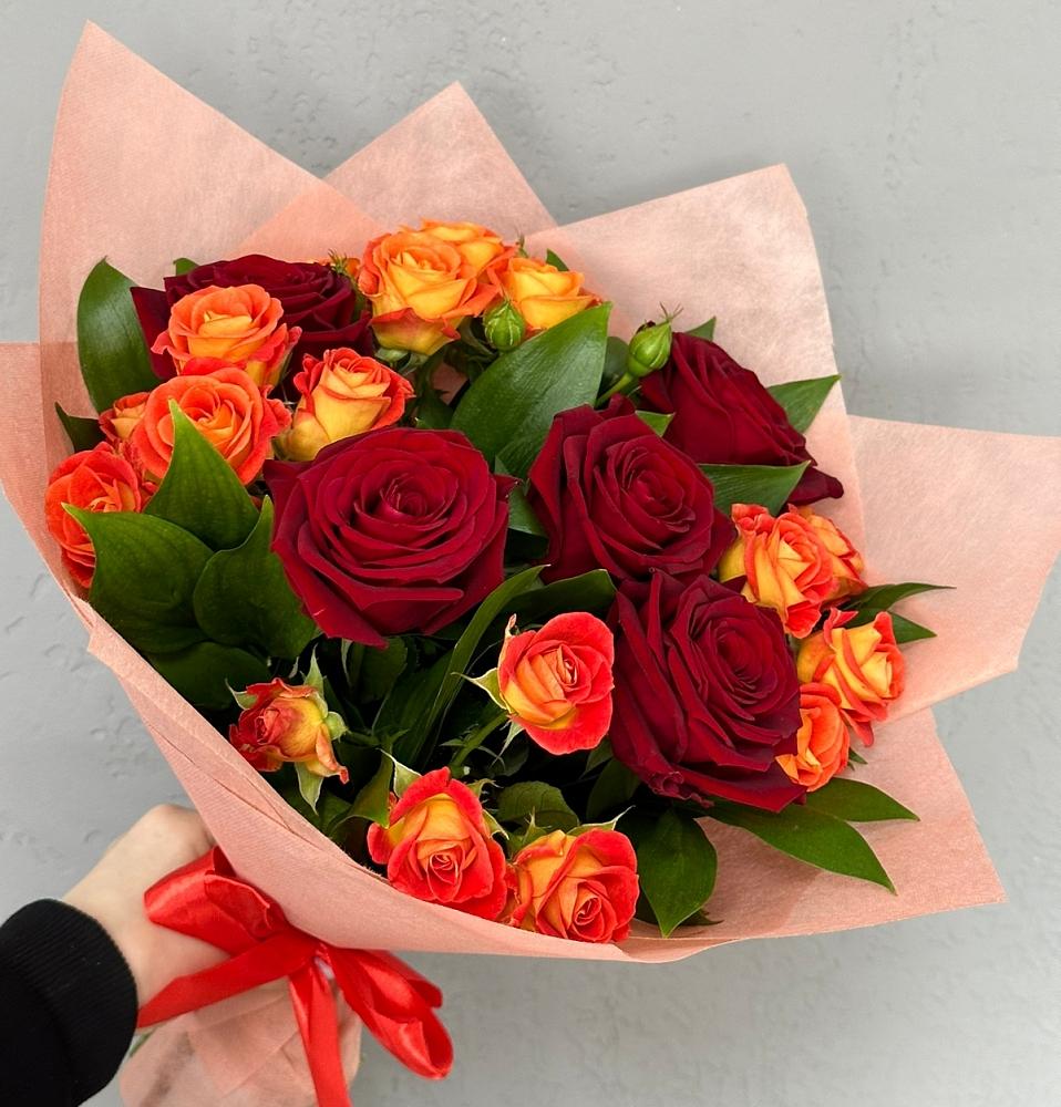 Букет Любовь и восторг в Новомышастовской