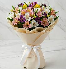 Букет цветов из:  Альстромерии в Новомышастовской
