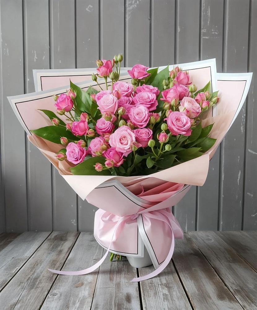 Букет Розовый кустик в Новомышастовской
