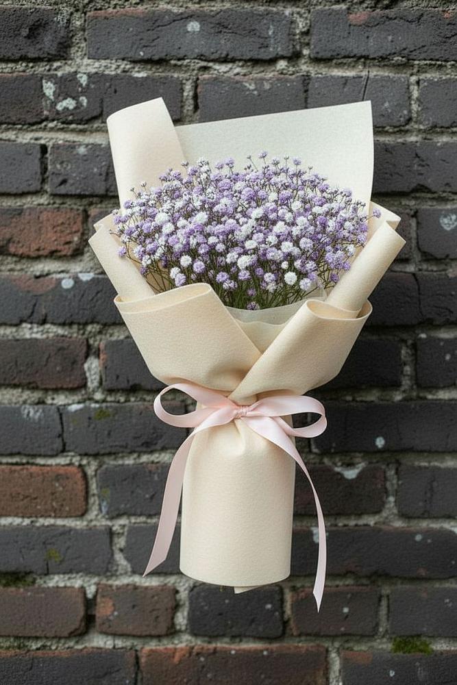 Букет цветов из: Гипсофила в Новомышастовской