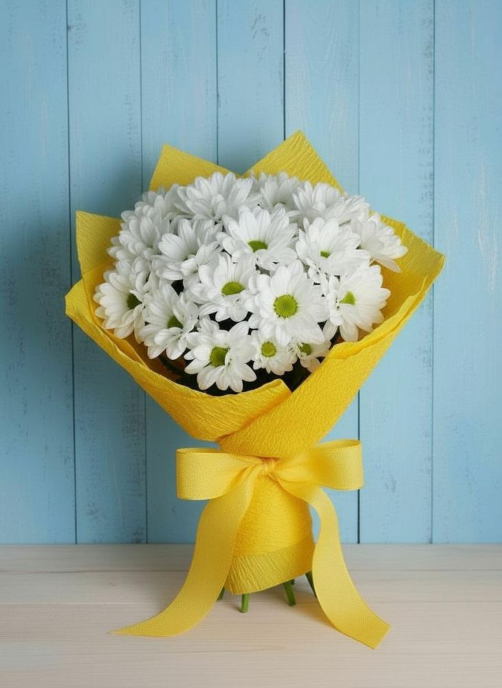 Букет цветов из: Хризантемы в Новомышастовской