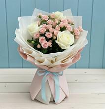 Букет цветов из:  Розы в Новомышастовской
