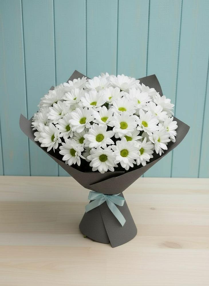 Букет цветов из: Хризантемы в Новомышастовской