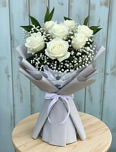 Букет цветов из:  Розы в Новомышастовской