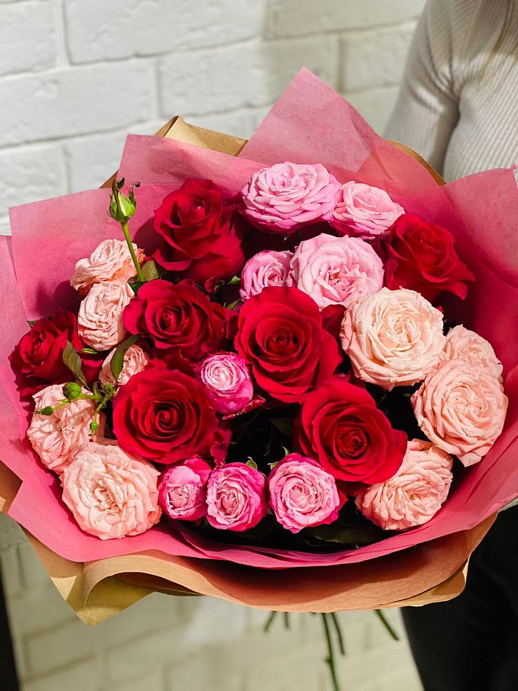 Букет цветов из: Розы в Новомышастовской