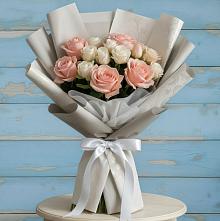 Букет цветов из:  Розы в Новомышастовской