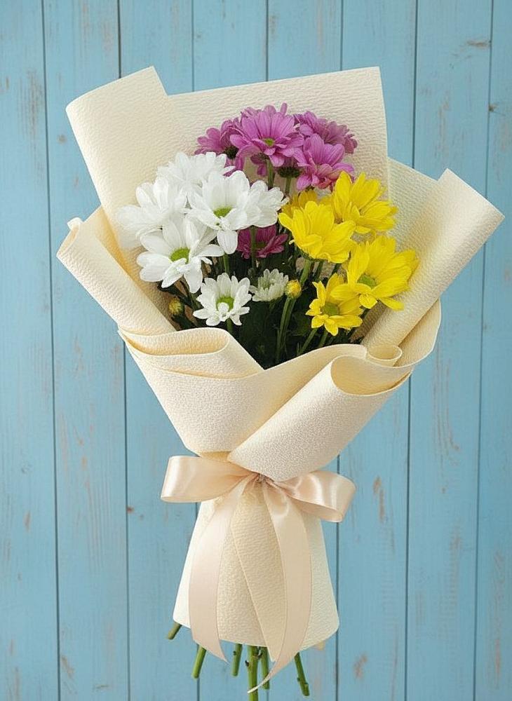 Букет цветов из: Хризантемы в Новомышастовской