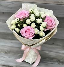 Букет цветов из:  Розы в Новомышастовской