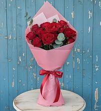 Букет цветов из:  Розы в Новомышастовской