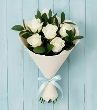Букет цветов из:  Розы в Новомышастовской