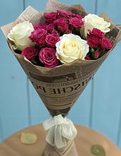 Букет цветов из:  Розы в Новомышастовской