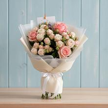 Букет цветов из:  Розы #REPLACE_PRED# Новомышастовской