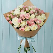 Букет цветов из:  Розы в Новомышастовской