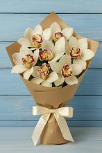 Букет цветов из:  Орхидеи и Розы в Новомышастовской